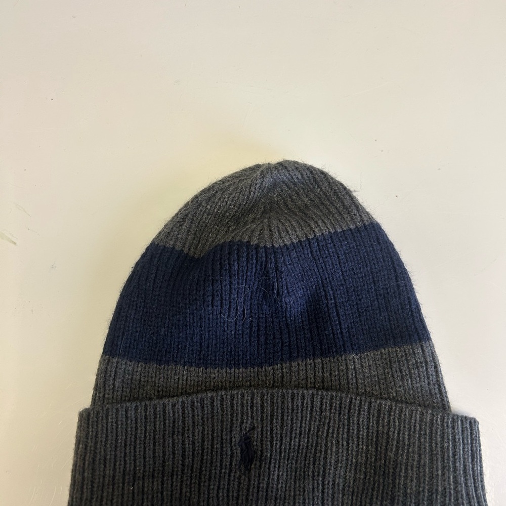 Ralph Lauren Polo Gray Knit Hat